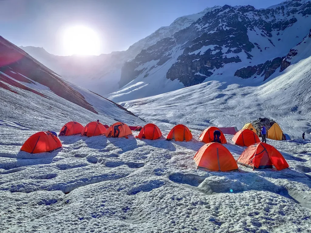 Campsite at Buran Ghati